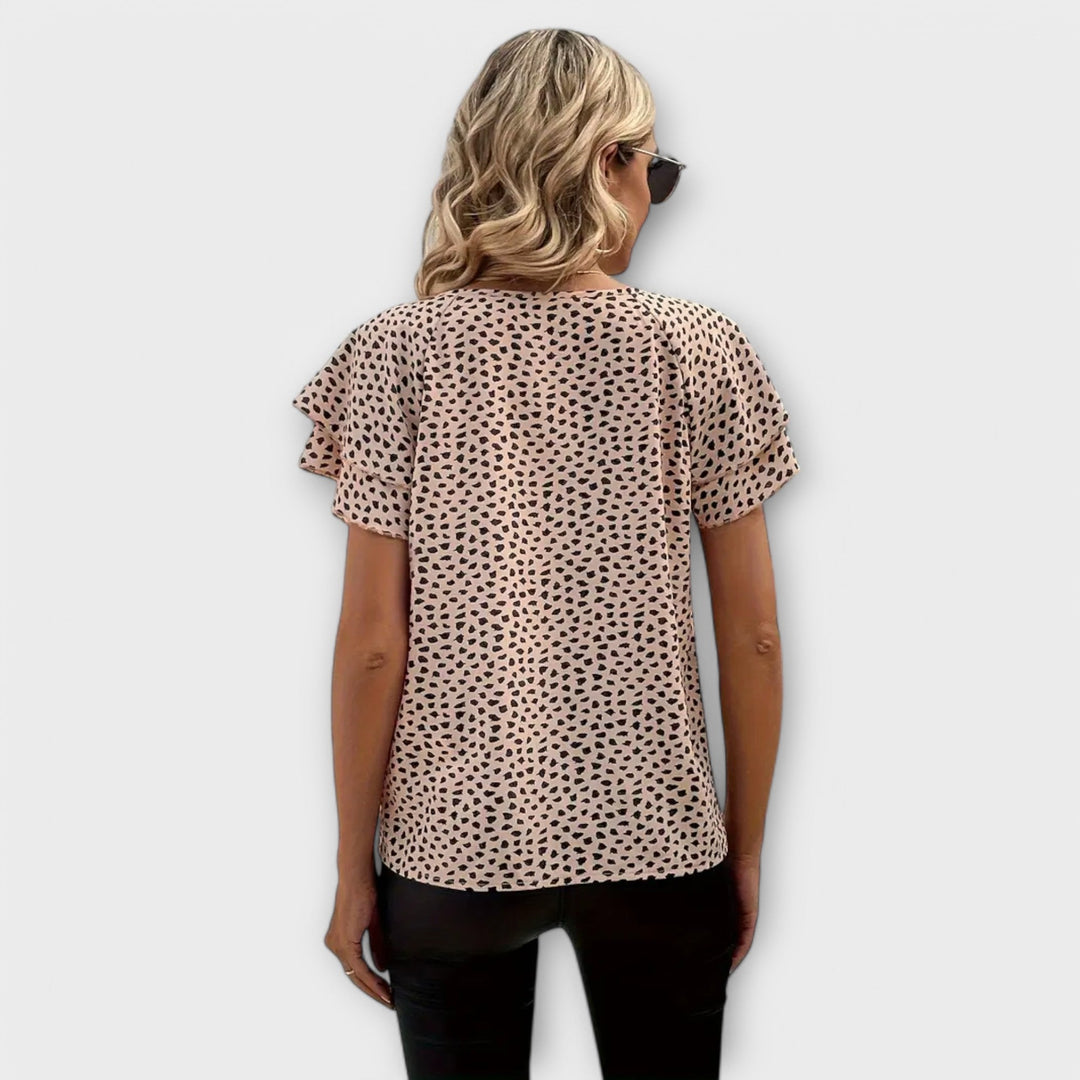 Emily | Bluse med Allover Print