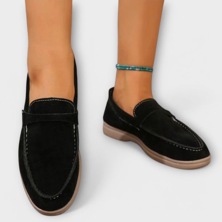 Elegant Kvinders Suede Loafers