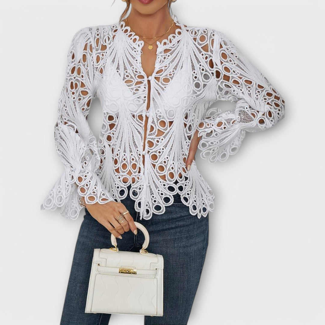 Savannah – Asymmetrisk Bluse