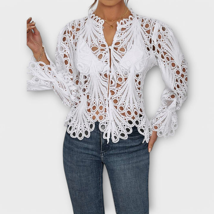 Savannah – Asymmetrisk Bluse
