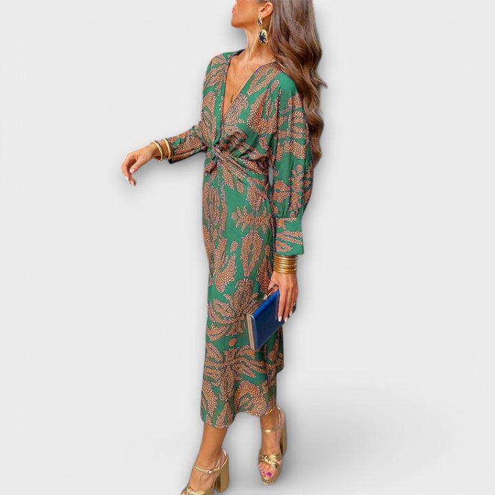 Oriana - Den Elegante Kjole med Lange Ærmer