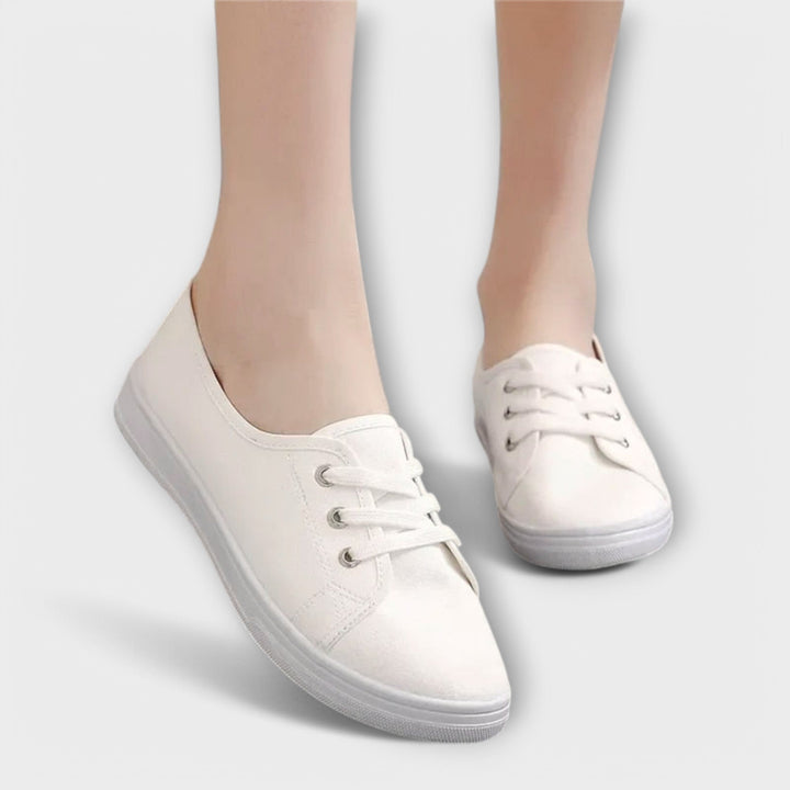 Leora - Klassiske Kvinders Snørebånd Sneakers