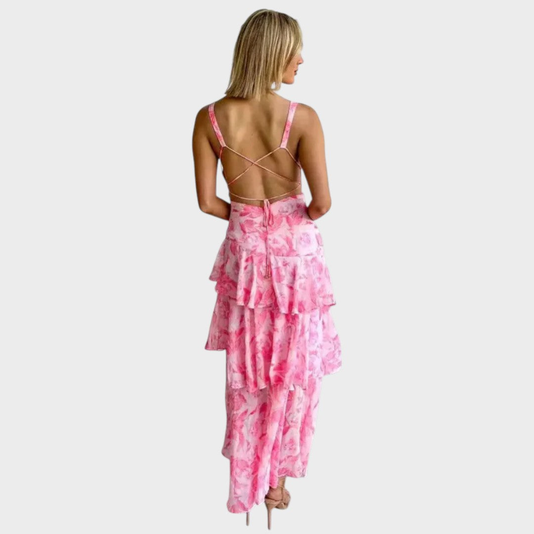 Lena | Elegant Maxi Kjole til Ubesværet Sommerstil