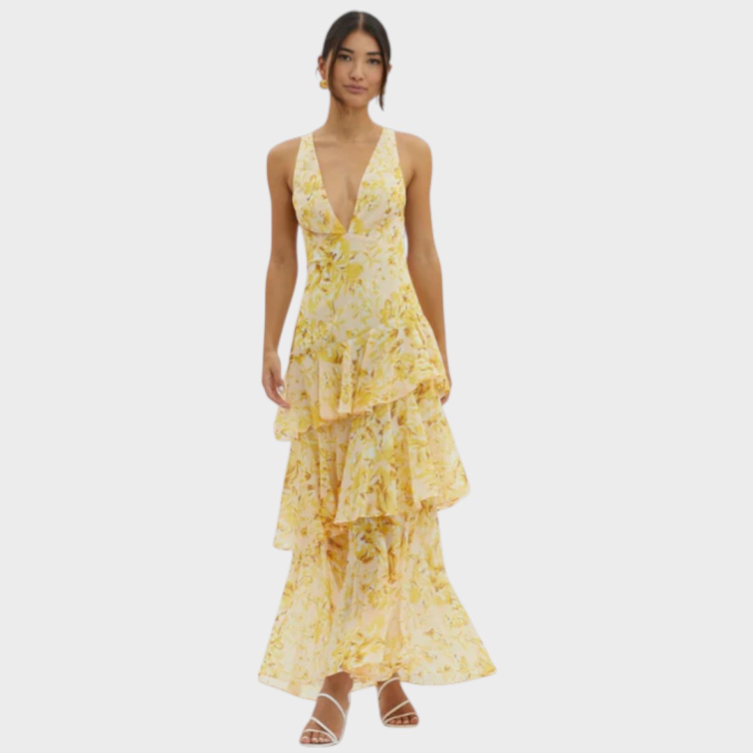 Lena | Elegant Maxi Kjole til Ubesværet Sommerstil