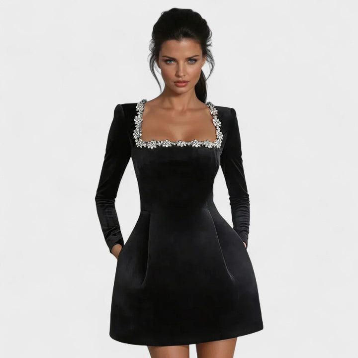 Elea | Satin Mini Kjole