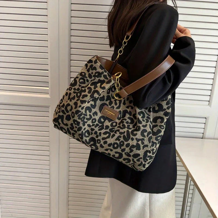 Nora | Leopard Charm Taske