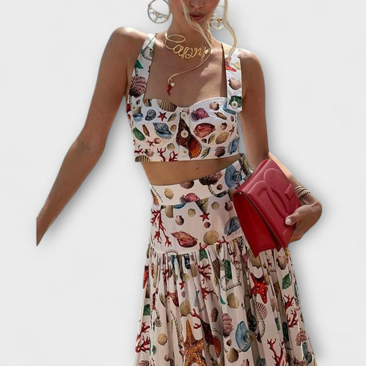 Heather - Stilfuld To-delt Nederdel Sæt