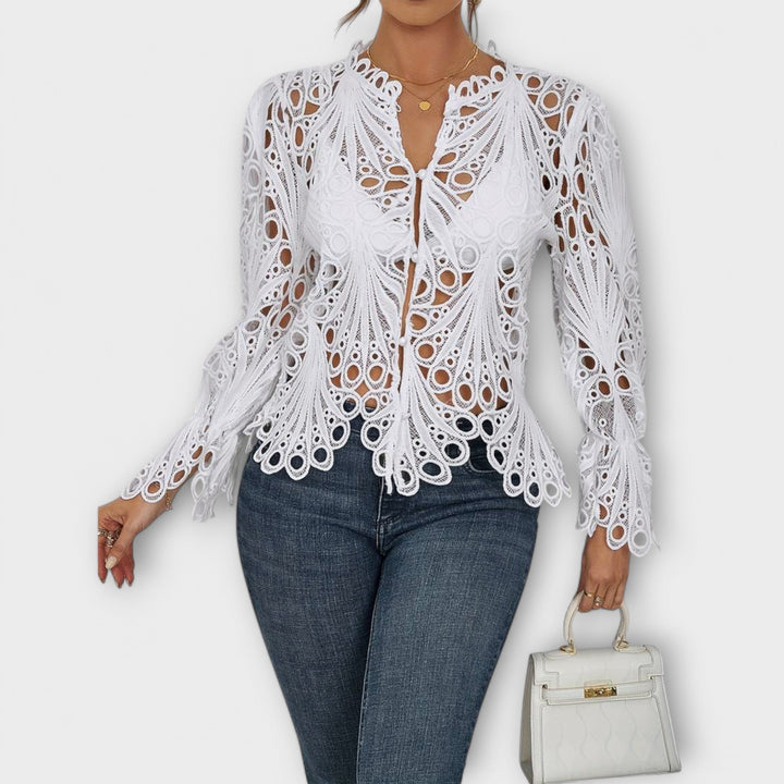 Savannah – Asymmetrisk Bluse