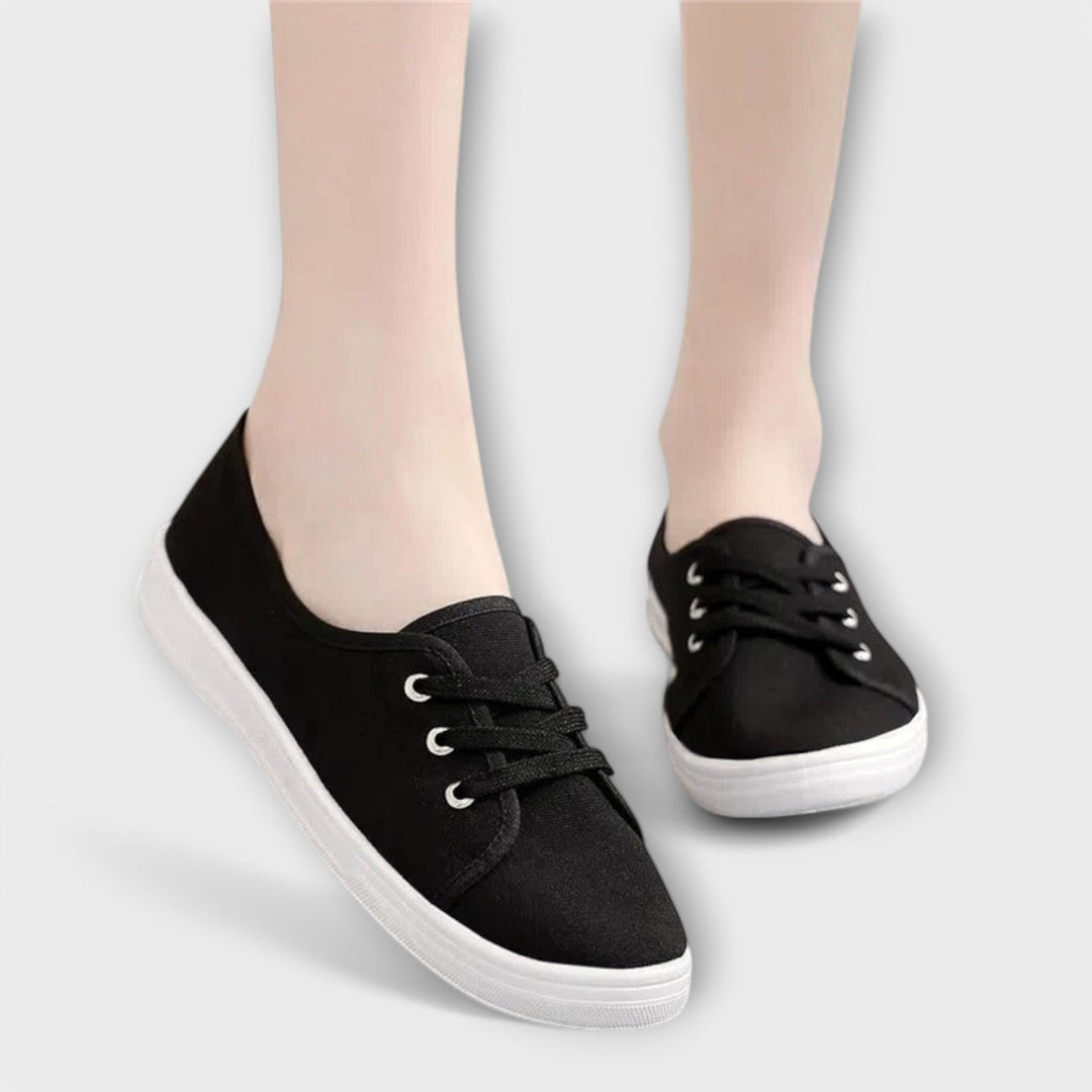Leora - Klassiske Kvinders Snørebånd Sneakers
