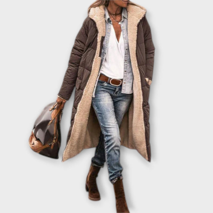 Kora – Hygge Fur-Lined Frakke