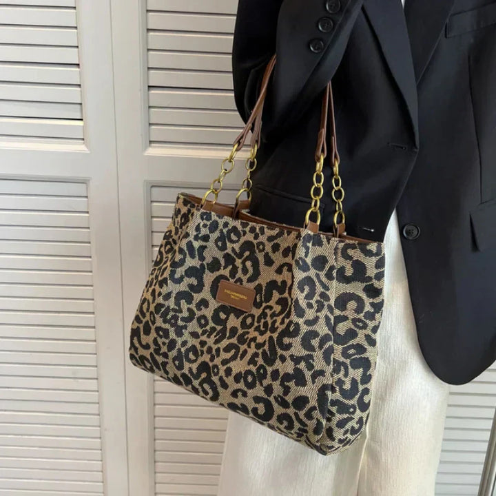 Nora | Leopard Charm Taske