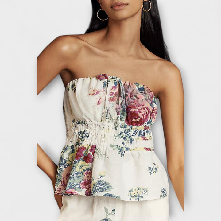 Indigo - Sommer Blomster Mønster Sæt