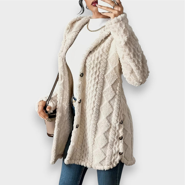 Charlotte | Plush Hooded Cardigan