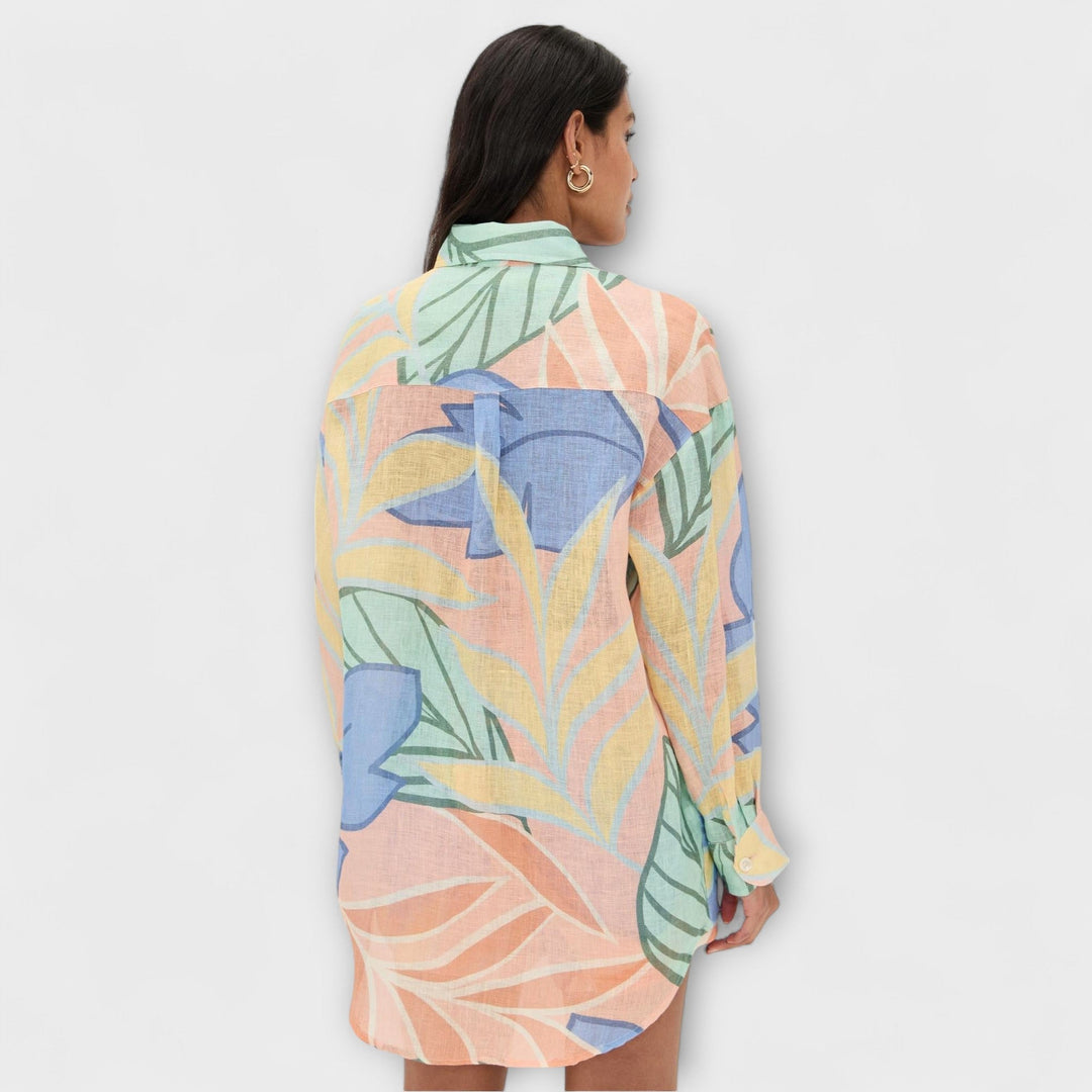 Mary - Tropisk Bladprint Kort Sæt af Playa Boyfriend