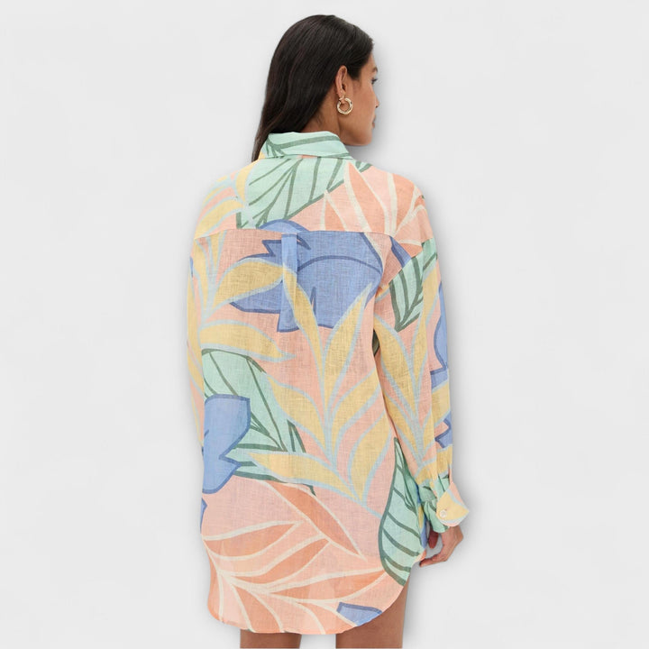 Mary - Tropisk Bladprint Kort Sæt af Playa Boyfriend