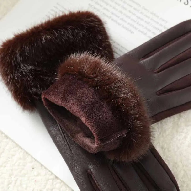 St. Claire | Handsker med Faux Fur Kant
