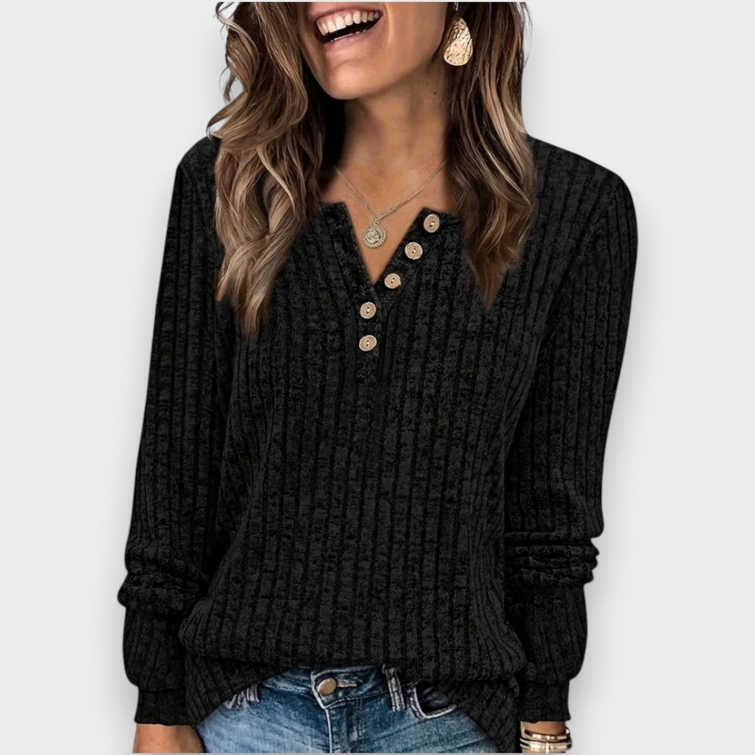 Charlie | Elegant strikket top med tekstur