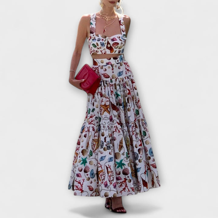 Heather - Stilfuld To-delt Nederdel Sæt