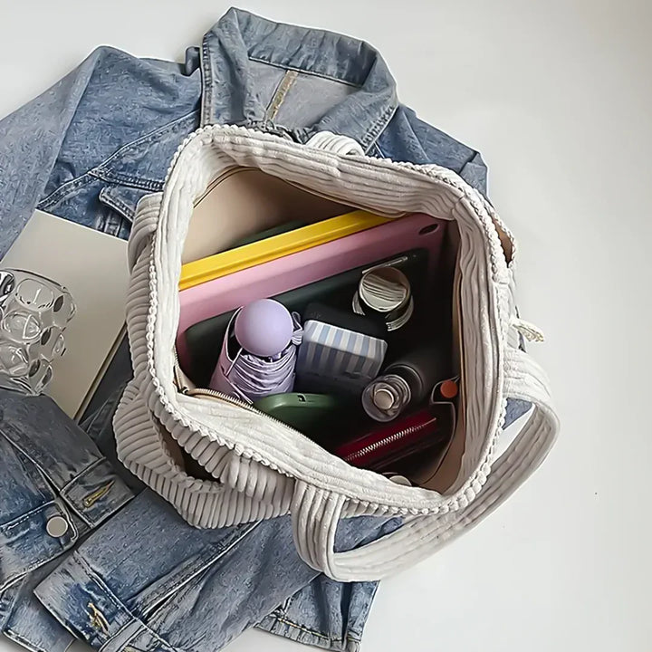 Mara | Ribbede Tote Bag