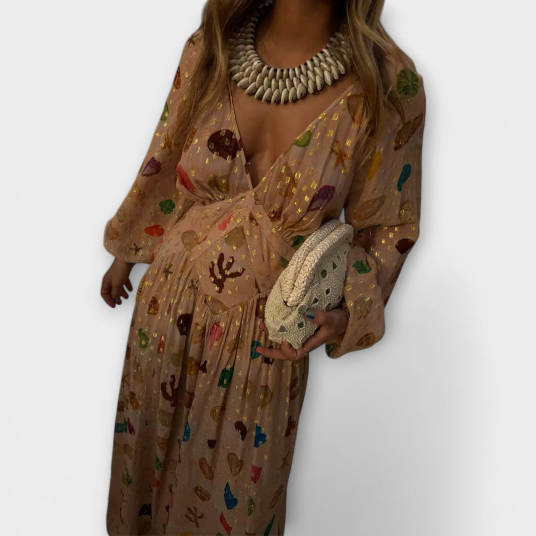 Lauren - Petite Shell Reign Kjole