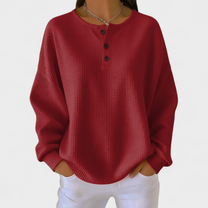 Piper | Hyggelig Vaffelstrikket Henley