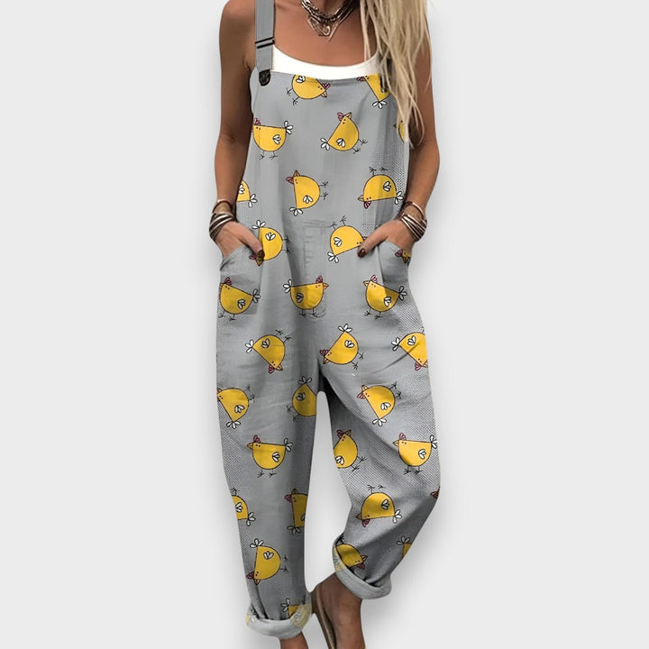 Bertha | Komfortabel og Elegant Jumpsuit med Løs Pasform