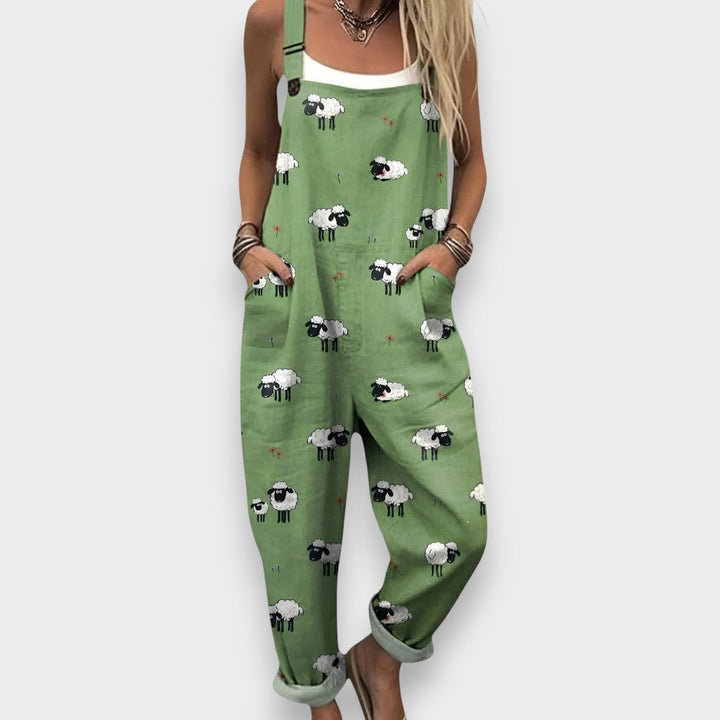 Bertha | Komfortabel og Elegant Jumpsuit med Løs Pasform