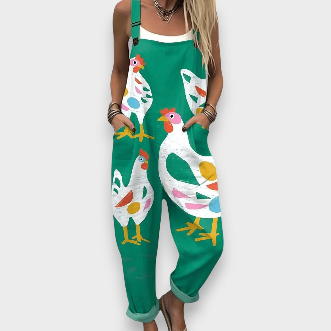 Bertha | Komfortabel og Elegant Jumpsuit med Løs Pasform