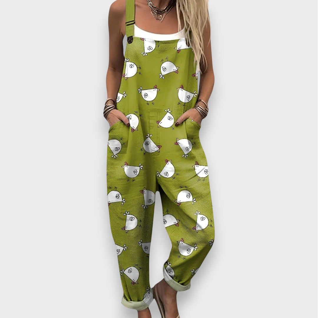 Bertha | Komfortabel og Elegant Jumpsuit med Løs Pasform