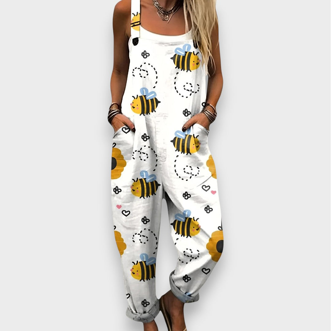Bertha | Komfortabel og Elegant Jumpsuit med Løs Pasform