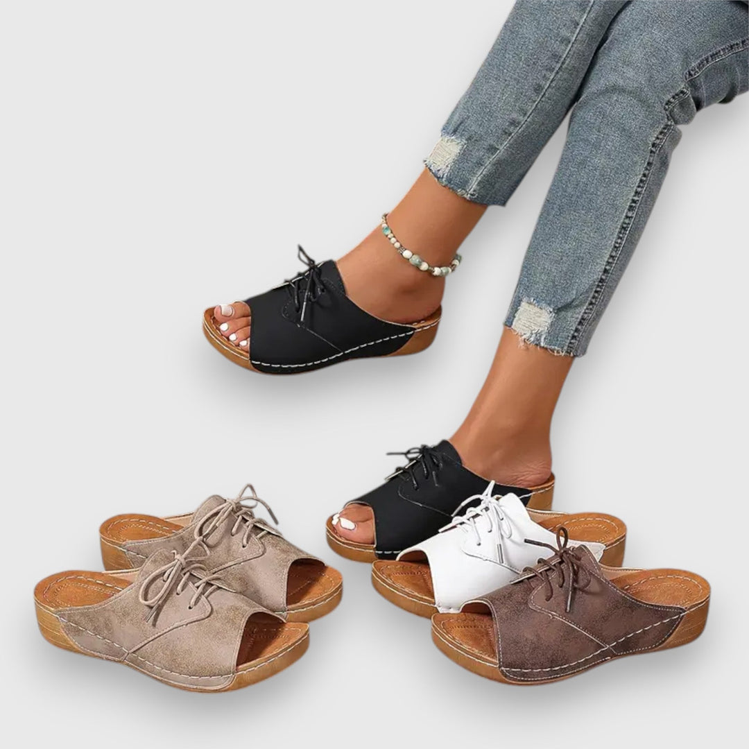 Saskia – Vintage-inspireret sandal