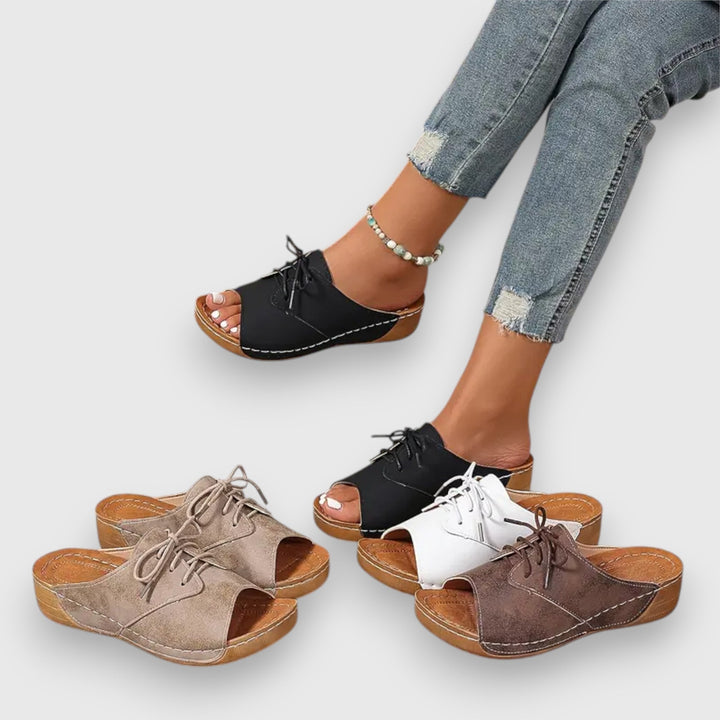 Saskia – Vintage-inspireret sandal