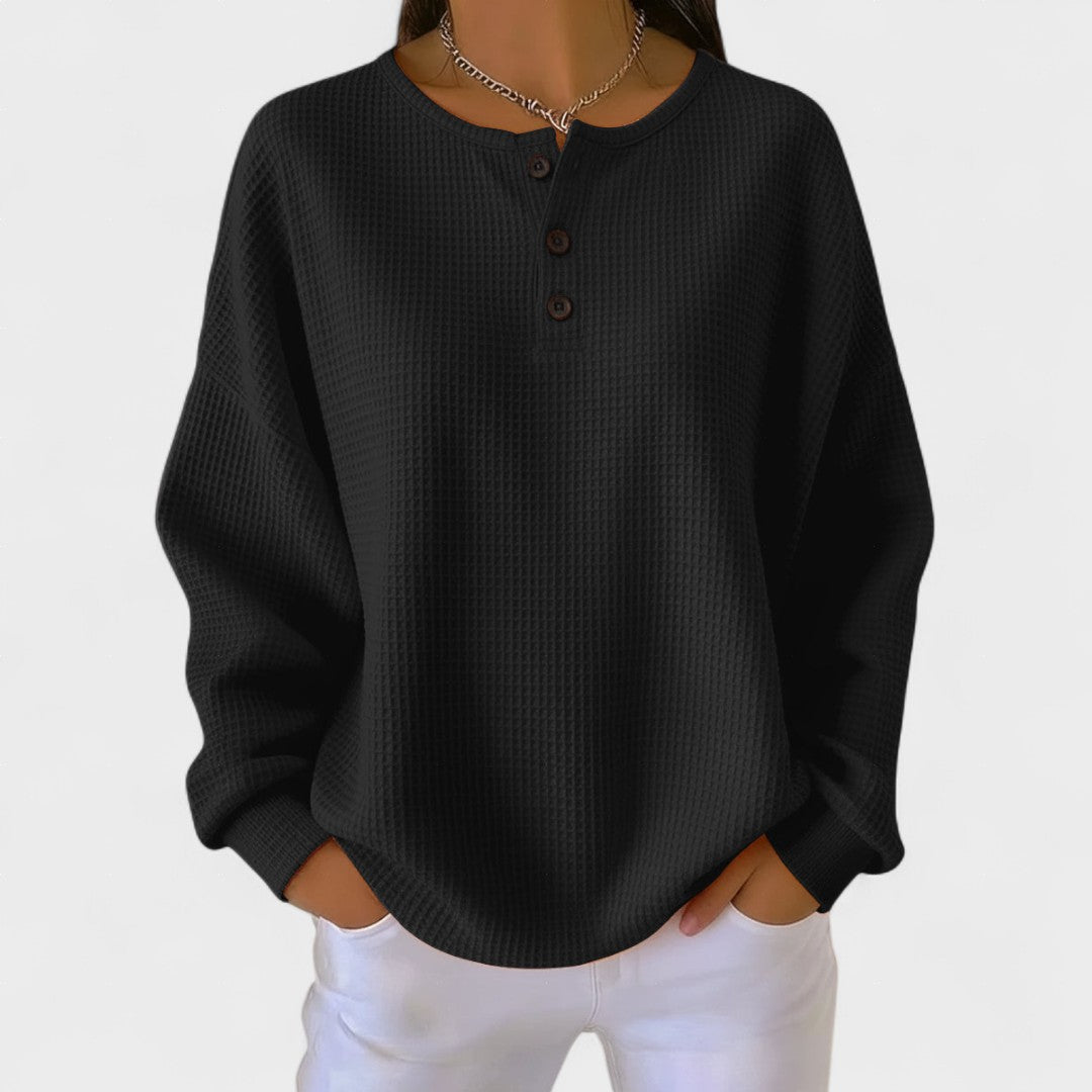 Piper | Hyggelig Vaffelstrikket Henley