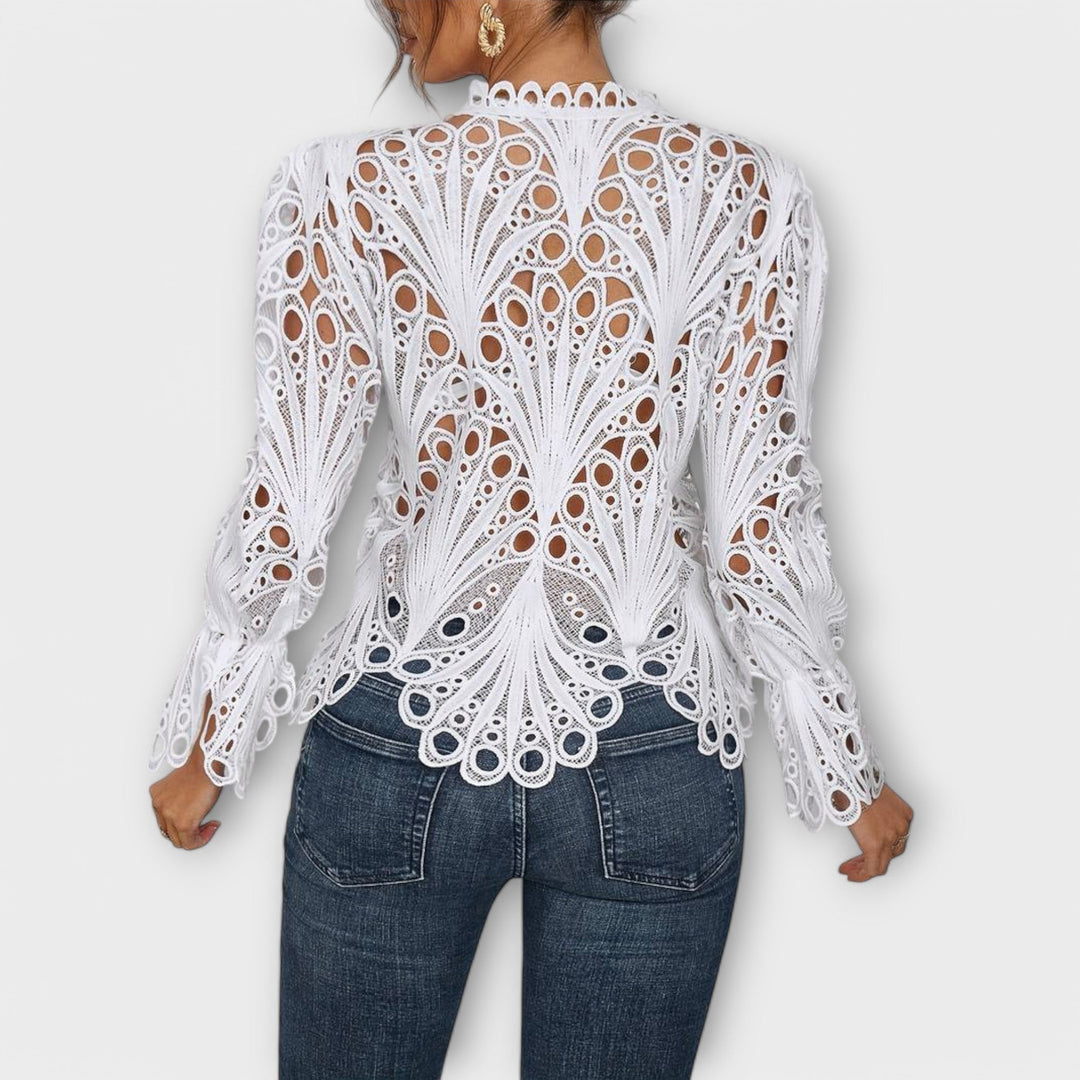 Savannah – Asymmetrisk Bluse