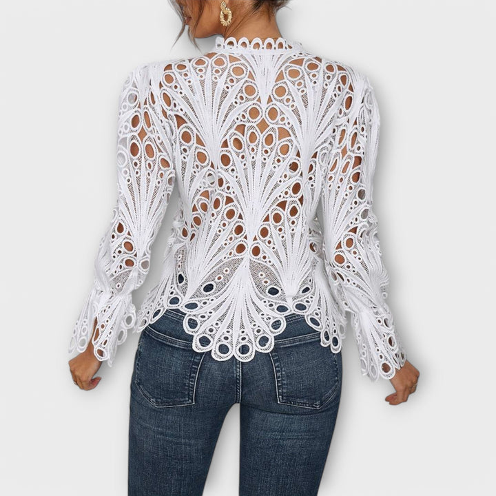 Savannah – Asymmetrisk Bluse