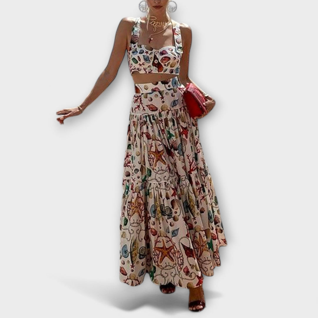 Heather - Stilfuld To-delt Nederdel Sæt