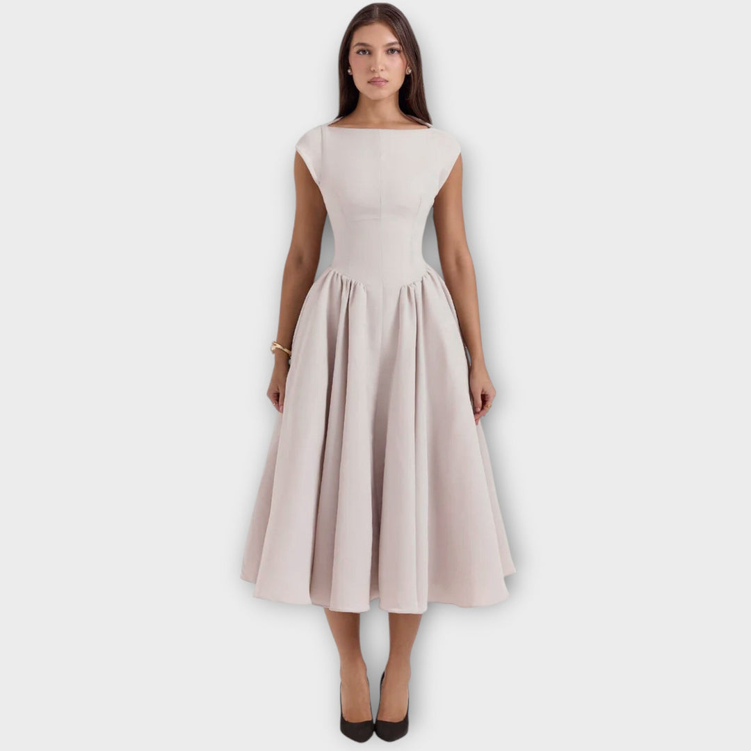 Victoria - Stilfuld Midi Kjole