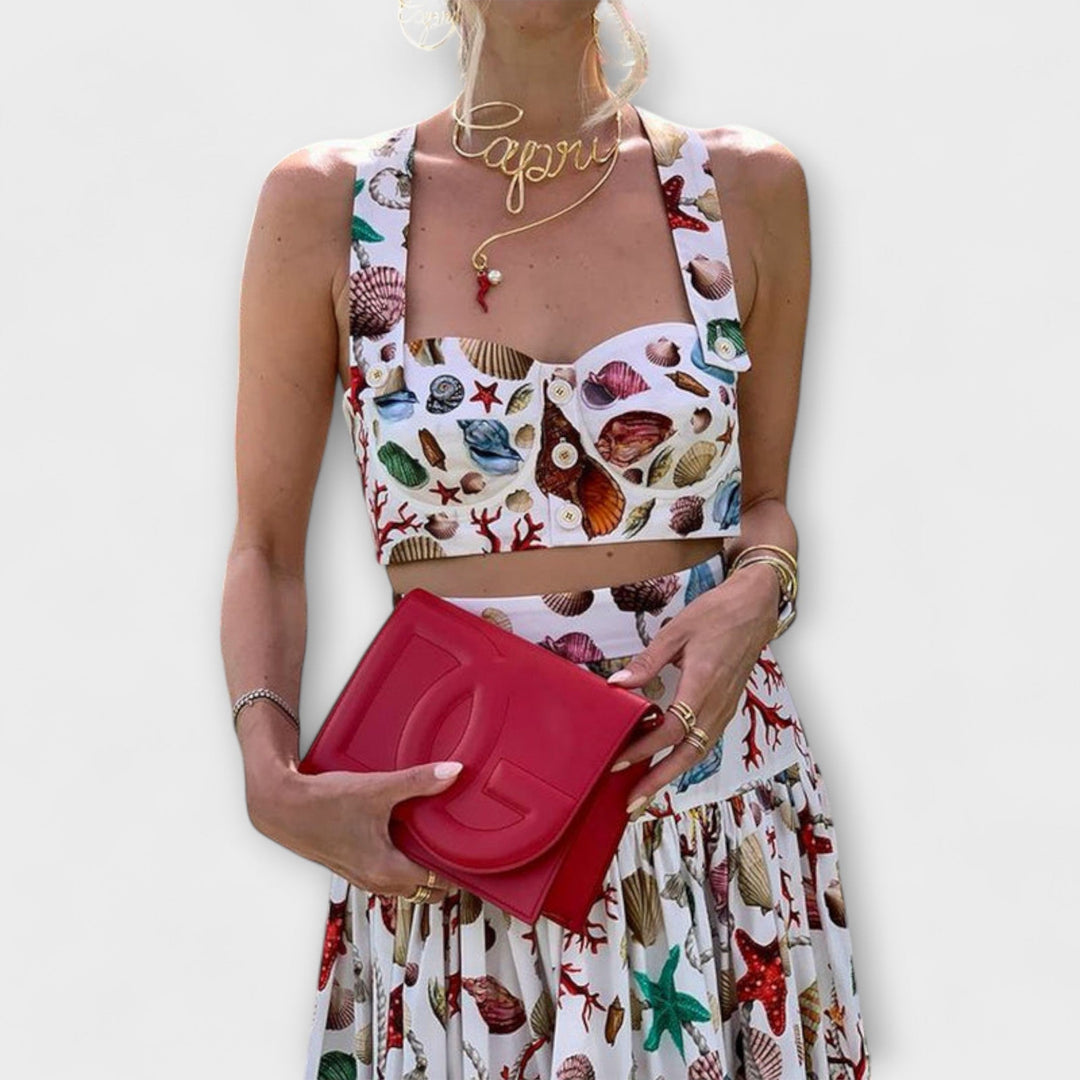 Heather - Stilfuld To-delt Nederdel Sæt