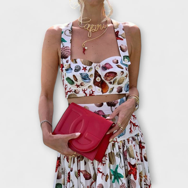 Heather - Stilfuld To-delt Nederdel Sæt