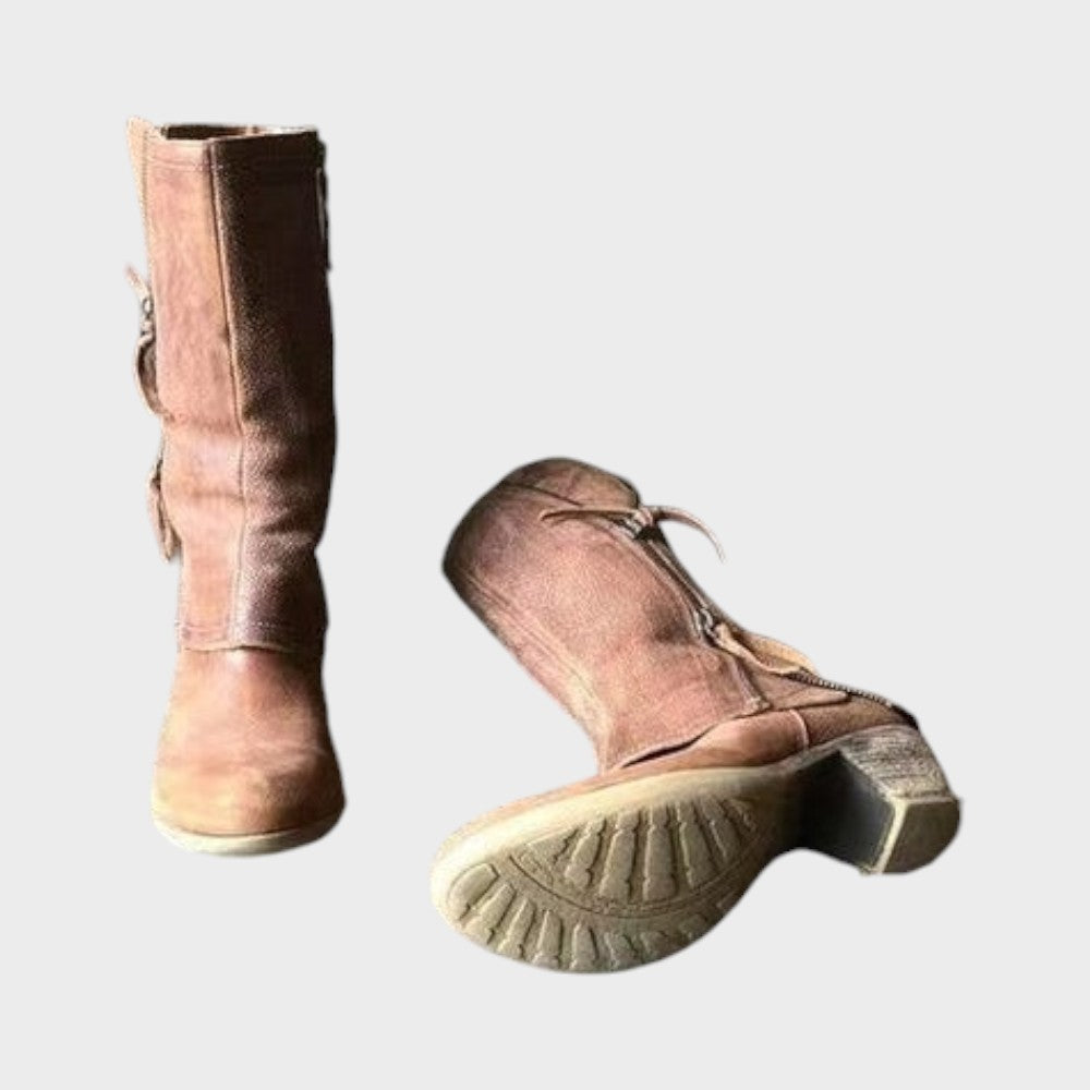 Amparo | Vinterstøvler til kvinder med varmt for og hæl