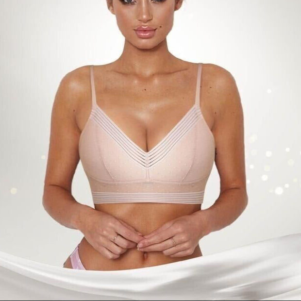 Stilfuld Trådløs Push-Up Bralette med Åben Ryg til Kvinder