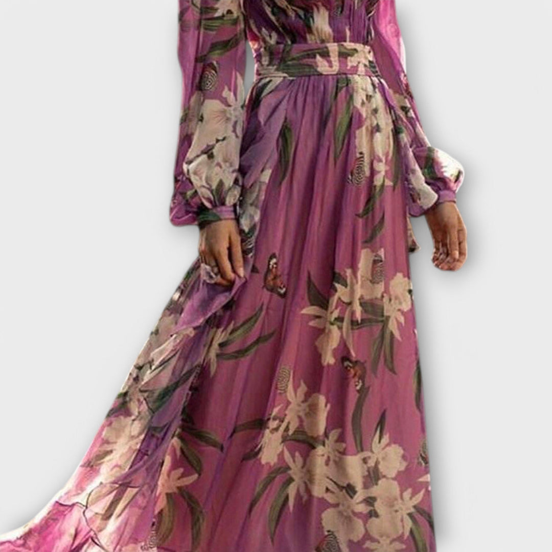 Højkvalitets Elegant Maxi Kjole