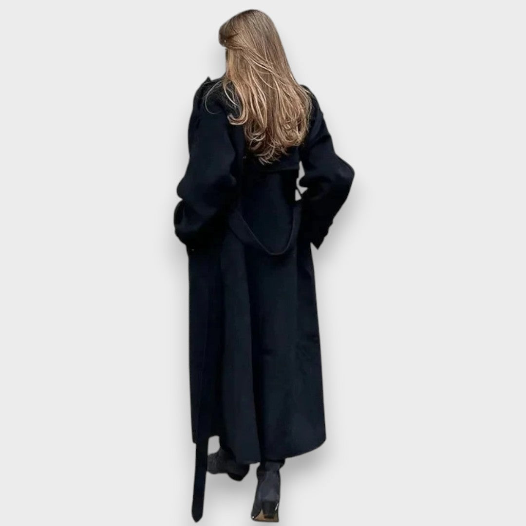 Lucie | Oversized Uldblandingsfrakke