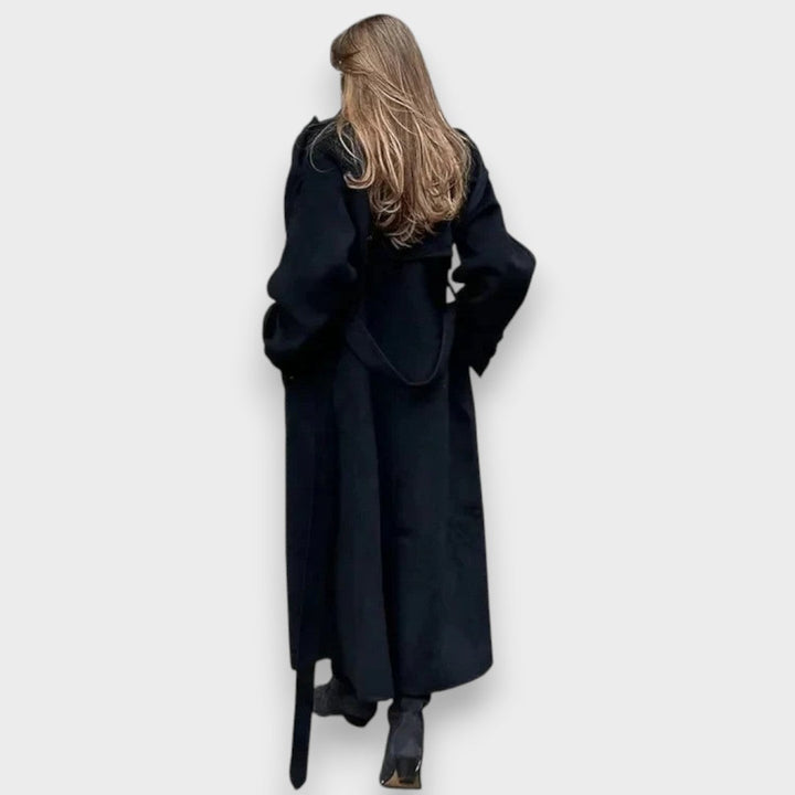 Lucie | Oversized Uldblandingsfrakke