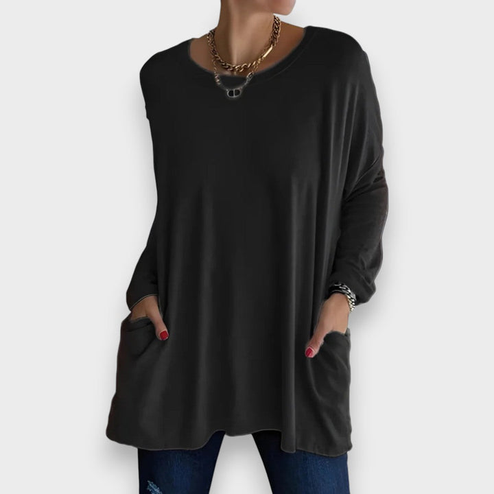 Aelira | Casual Langærmet Top