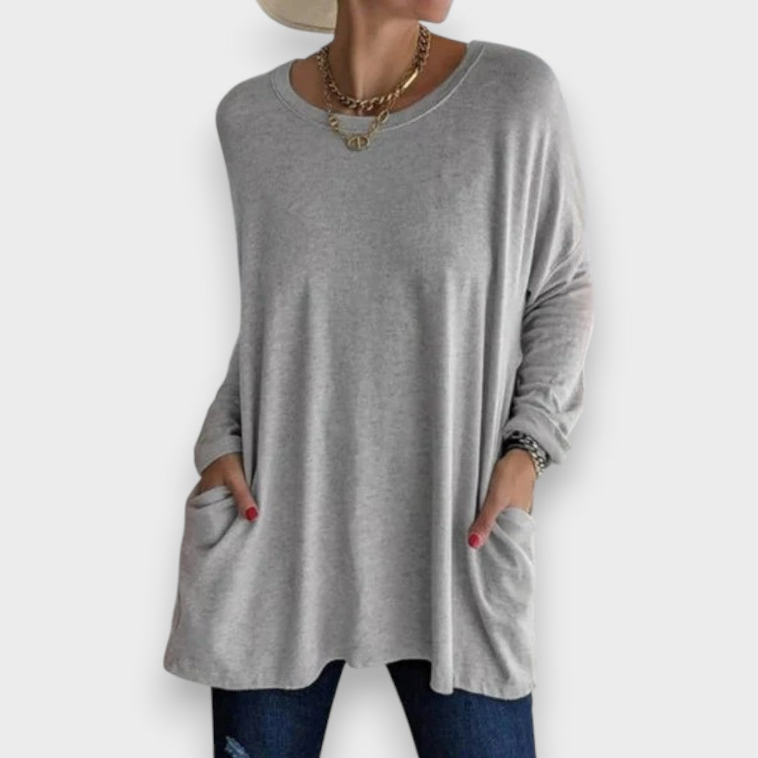 Aelira | Casual Langærmet Top