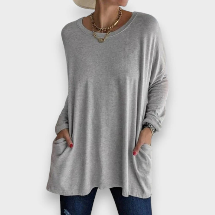 Aelira | Casual Langærmet Top