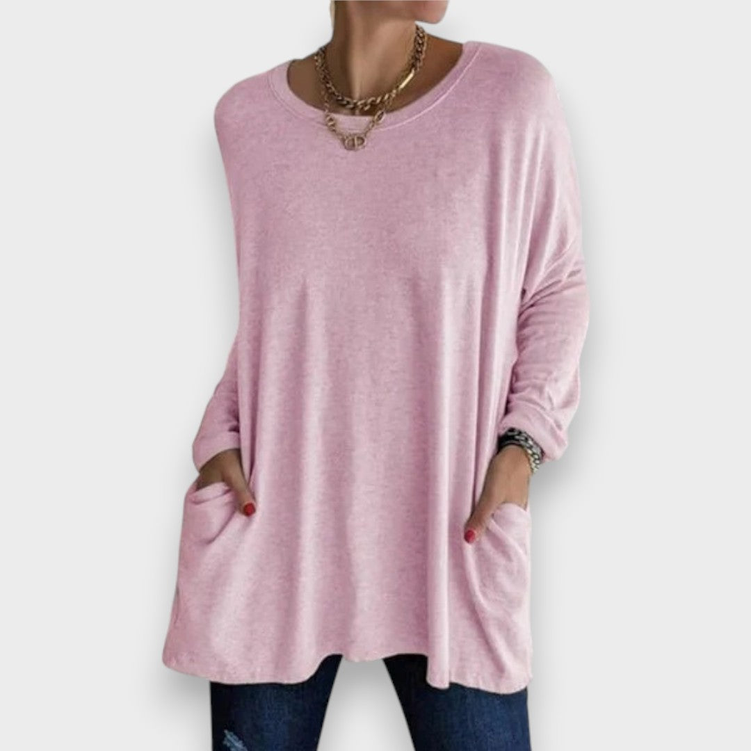 Aelira | Casual Langærmet Top