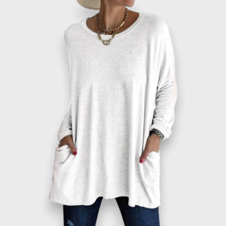 Aelira | Casual Langærmet Top