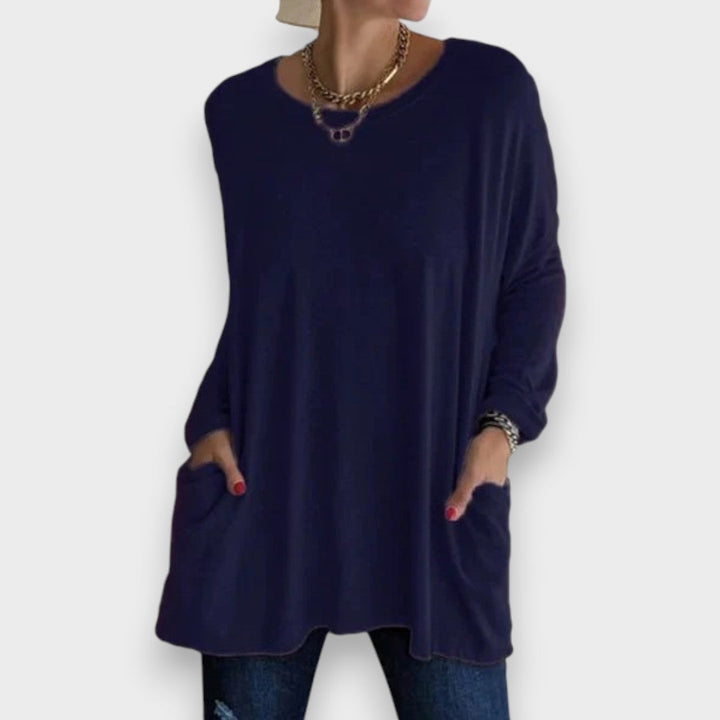 Aelira | Casual Langærmet Top
